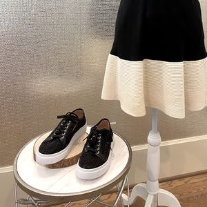 NWT, Black Crochet Lace Caslon Payton Shoes!